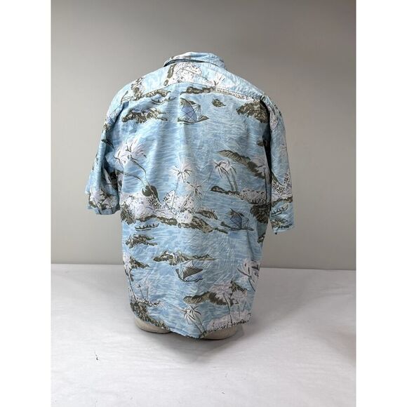 Vintage Silk Hawaiian Shirt 100% Silk Button Down - Size XL - Picture 2 of 9